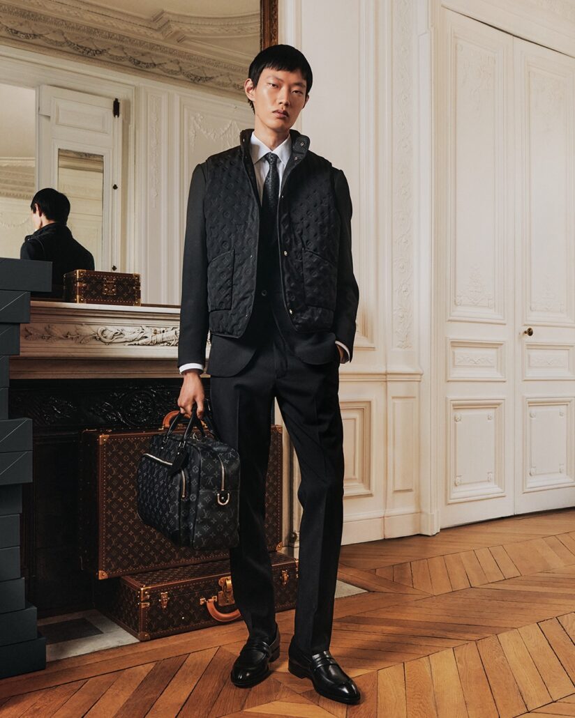 LOUIS VUITTON MENS NEW FORMAL FALL WINTER 2025 LOOK 3