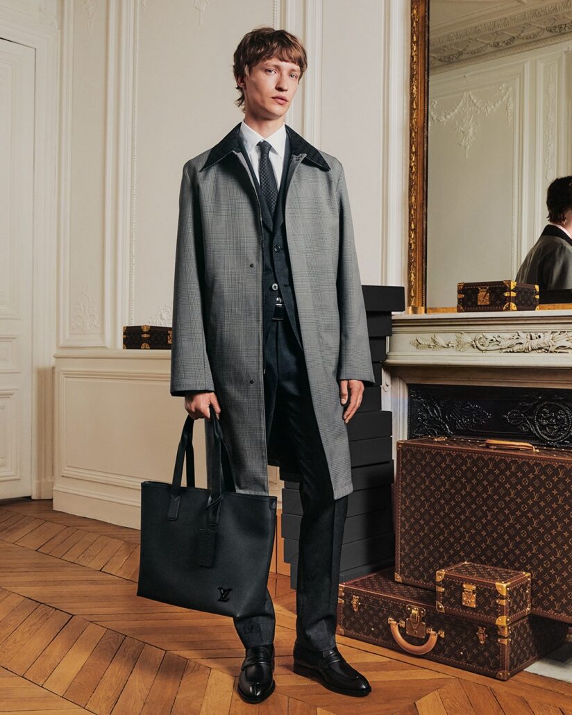 LOUIS VUITTON MENS NEW FORMAL FALL WINTER 2025 LOOK 4
