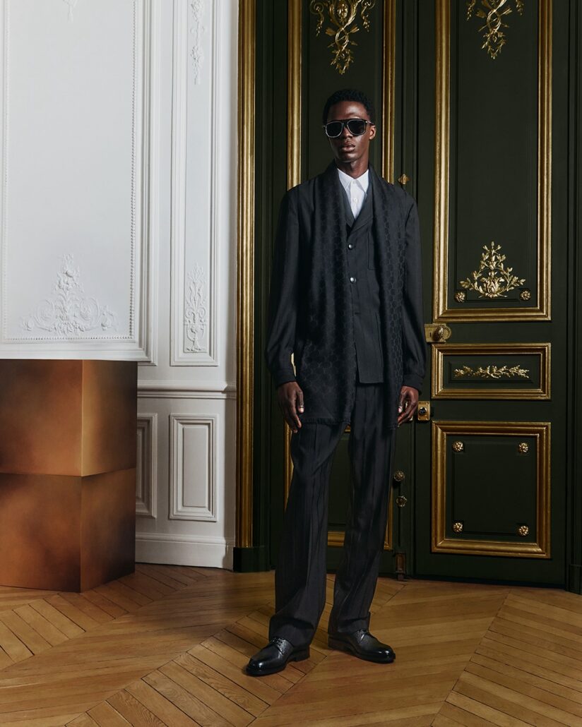 LOUIS VUITTON MENS NEW FORMAL FALL WINTER 2025 LOOK 5