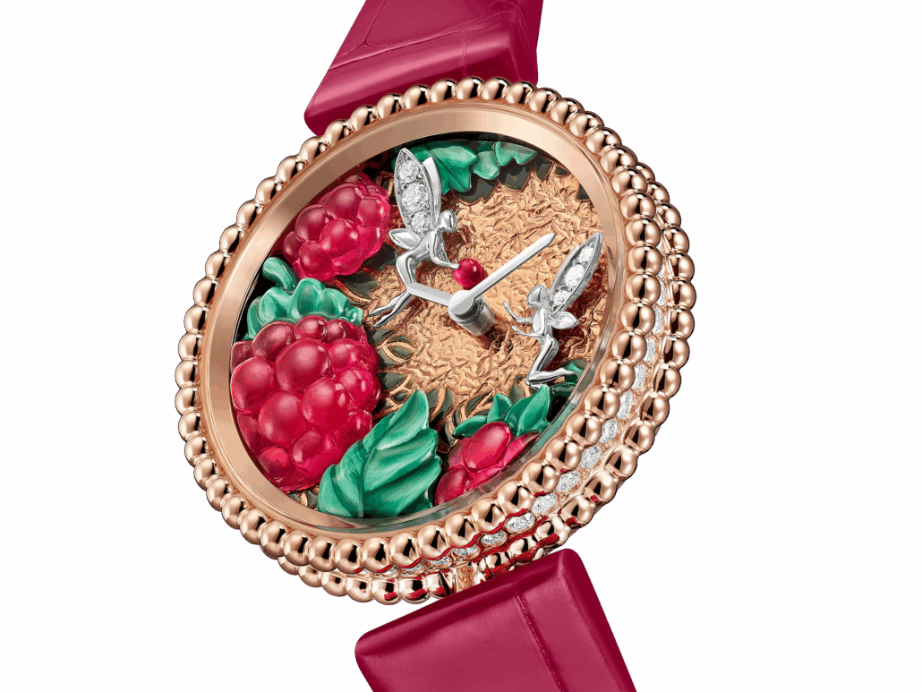 Packshot VCARPEV200 PerleeExtraordinaireFruitsEnchantesFramboise CloseupVanCleefArpels ClementRousset 608020002