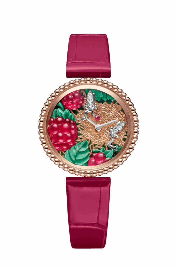 Packshot VCARPEV200 PerleeExtraordinaireFruitsEnchantesFramboise FaceVanCleefArpels ClementRousset 608020003