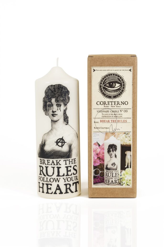VC009 Coreterno Packshot Pillar Candle Break the rules 02 2