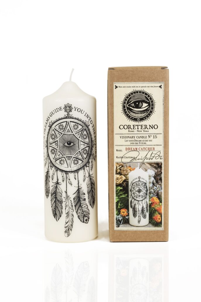 VC015 Coreterno Packshot Pillar Candle Dream catcher 02