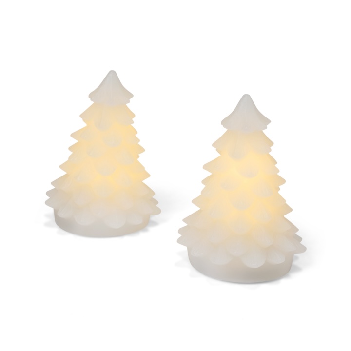 148548 LED Echtwachstanne 2er klein FS2 44.25