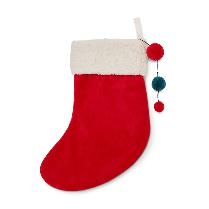 148928 Samt Weihnachtsstrumpf FS2 44.25