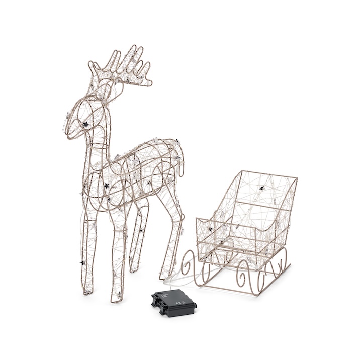 149184 LED Rentier mit Schlitten FS1 44.25