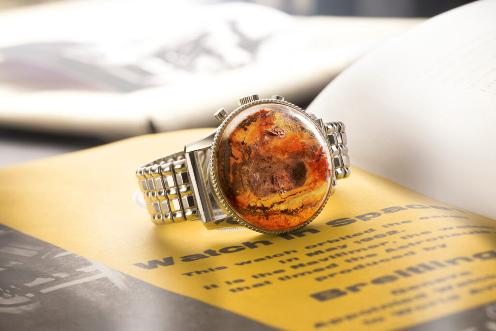 32 The first Swiss wristwatch in space Scott Carpenter8217s original Breitling Navitimer Cosmonaute worn during his MA 7 mission in 1962 RGB 1024x683 1