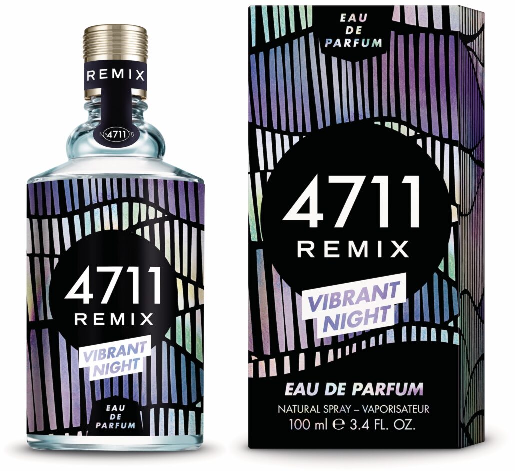 4711 Remix 2025 Vibrant Night EDP 100ml Flacon Box nebeneinander