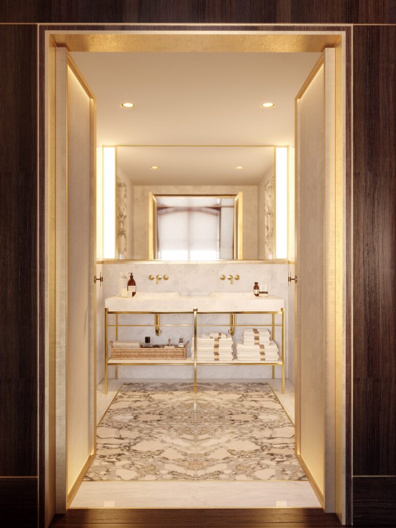 Almanac Palais Vienna Bedroom Bathroom 1