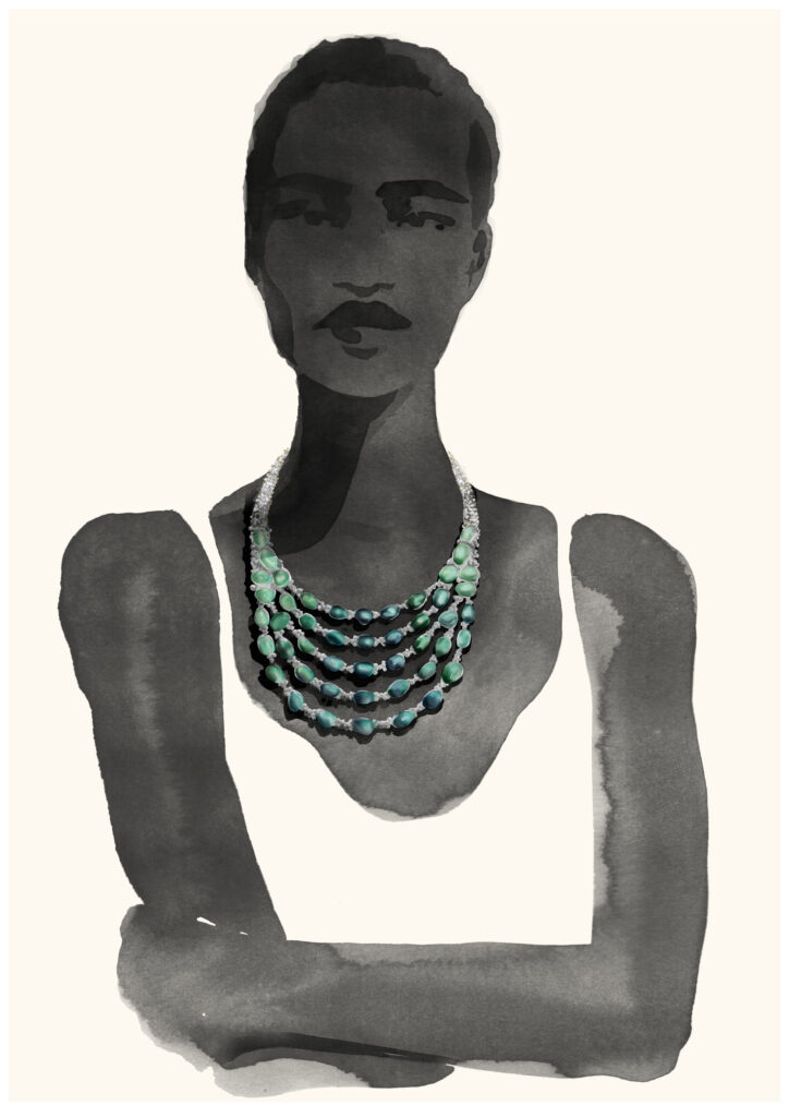 COLLEZIONE 1967 Pomellato HJ Lagoon bavarole necklace @joannalayla 724x1024 1