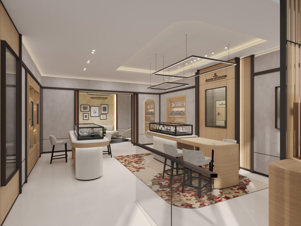 Jaeger LeCoultre Boutique Berlin Store Rendering