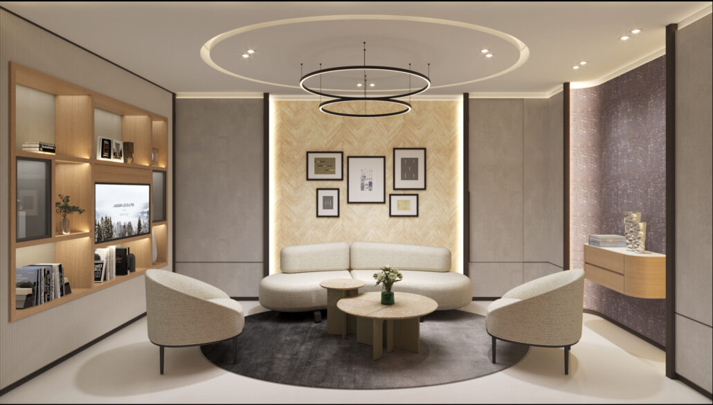 Jaeger LeCoultre Boutique Berlin VIP Room Rendering