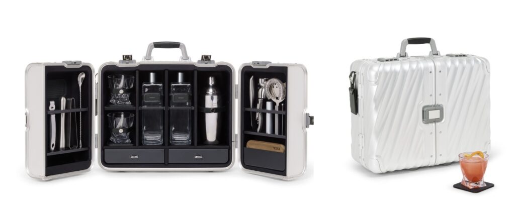 L to R Bar Set in 19 Degree Aluminum Silver