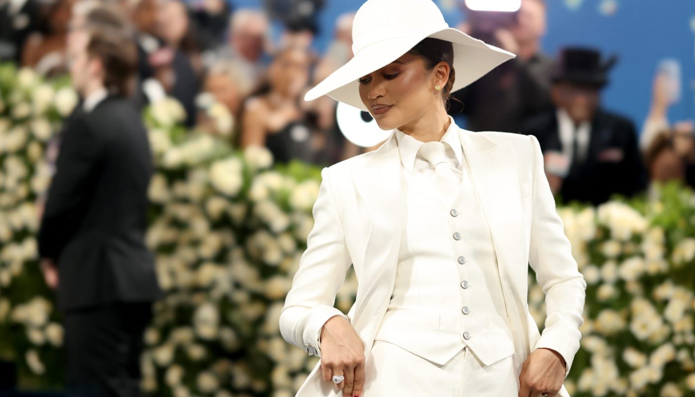 NEW YORK, NEW YORK - MAY 05: Zendaya attends the 2025 Met Gala Celebrating "Superfine: Tailoring Black Style" at Metropolitan Museum of Art on May 05, 2025 in New York City.  (Photo by John Shearer/WireImage)